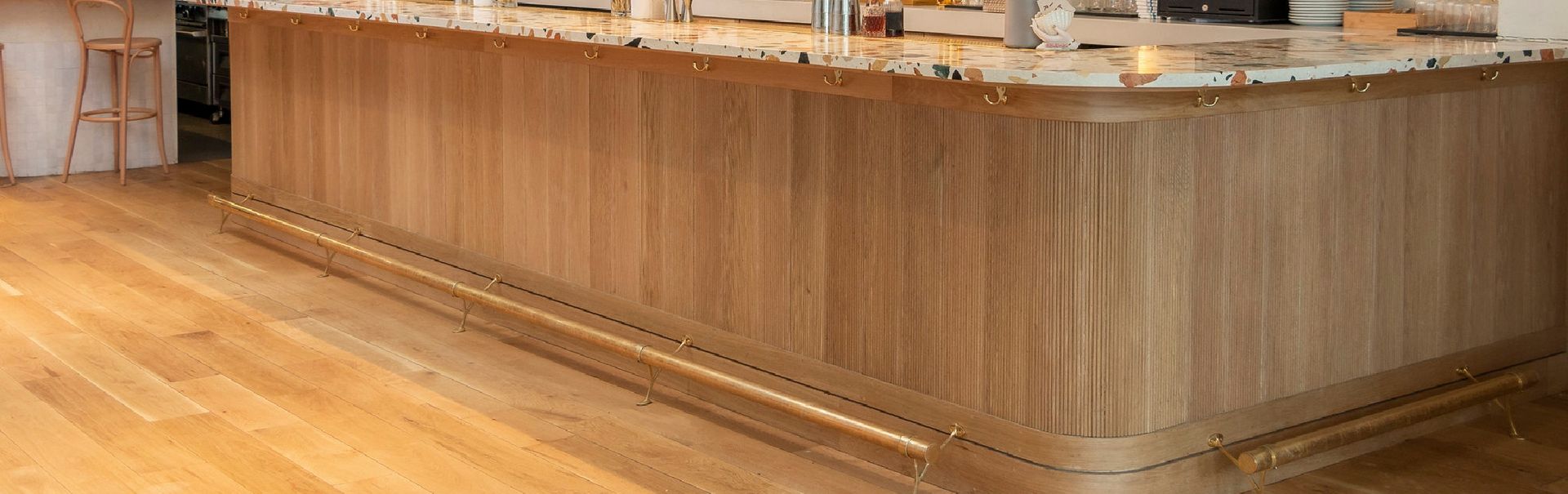ᑕ ᑐ Bar Foot Rest - Foot Rails for Your Bar