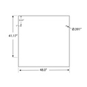 80-A2-P - 1/2" Frosted Acrylic Panels