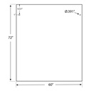 80-A2-P - 1/2" Frosted Acrylic Panels