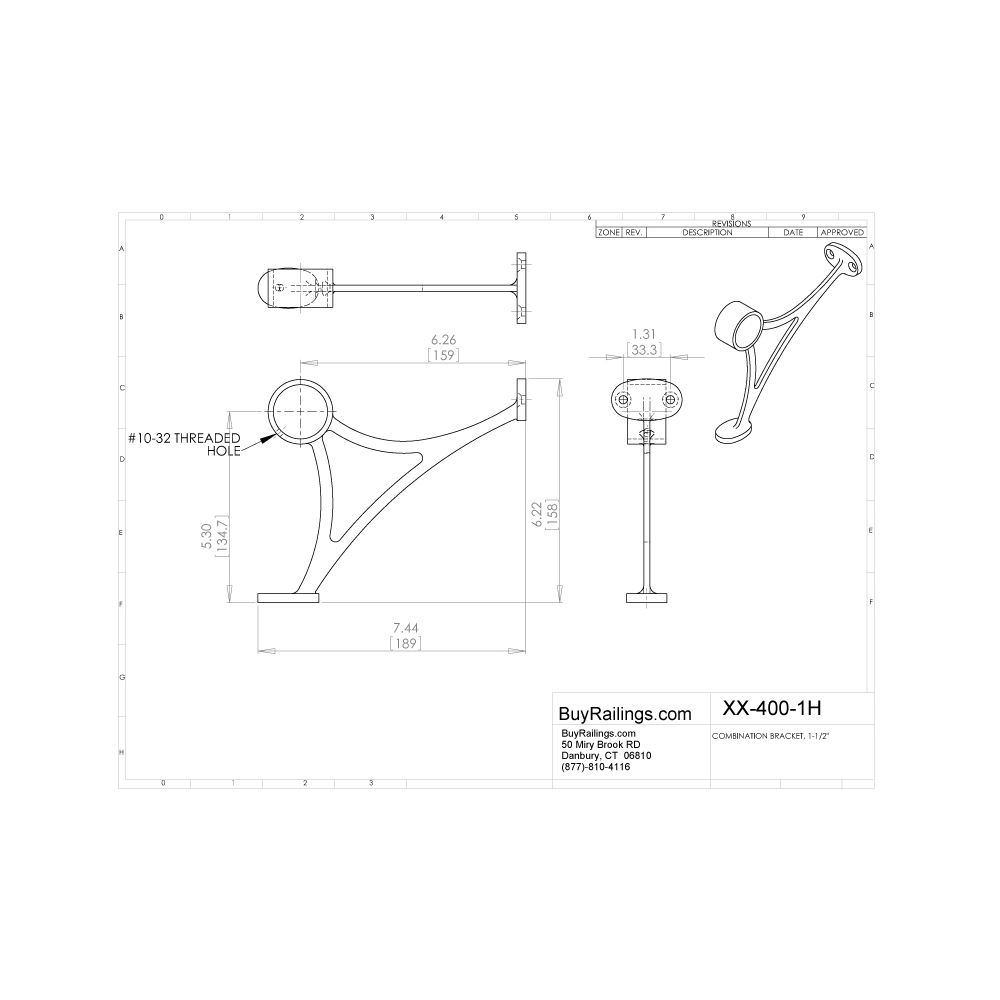 400 - Combination Foot Rail Bracket