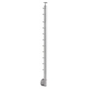 CS424/42/W/F - Fascia Mount 42" Post for 1/8" Cable and Square/Rectangular Handrail