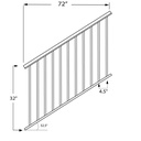 3642S - Stair Picket Rail Panels