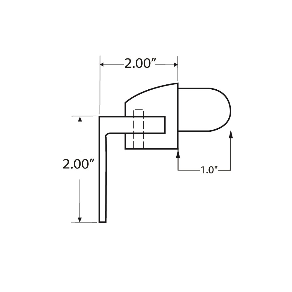 9000HSB - Post Horizontal Swivel Brackets