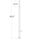 170/60/CF - 60" Square Post with Cut Flange