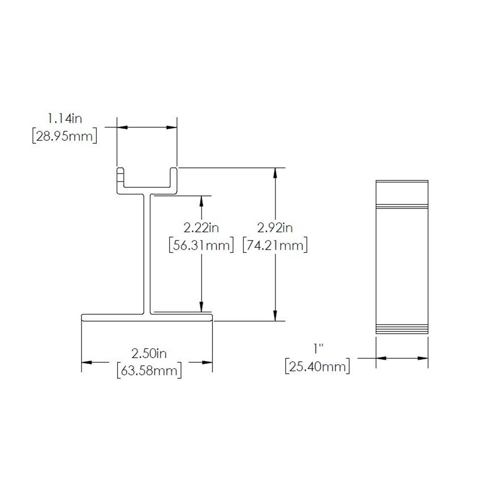 SL - Bottom Rail Support Legs