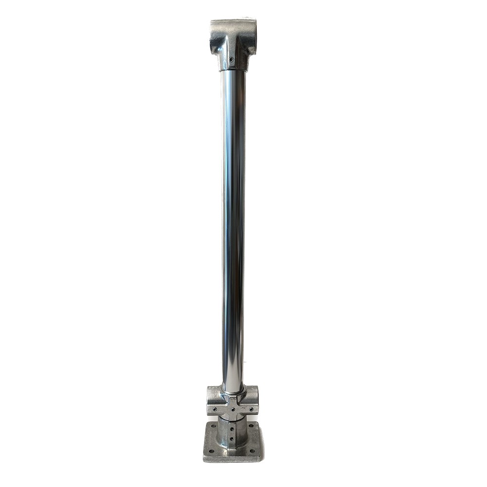 C483/36/F - Prefabricated Floor Mount Post, 36"H, for 1/8" or 3/16" Cable