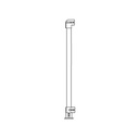 C483/42/F - Prefabricated Floor Mount Post, 42"H, for 1/8" or 3/16" Cable