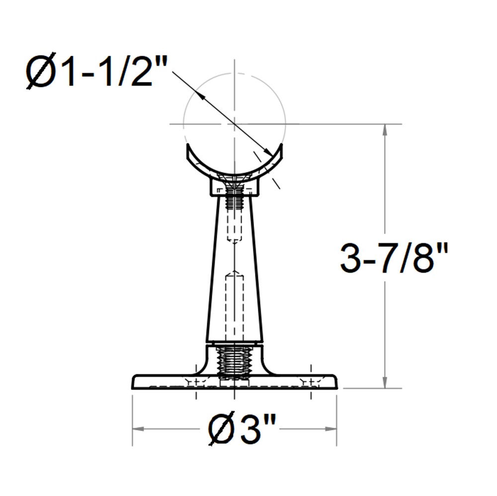 348 - Low Saddle Post