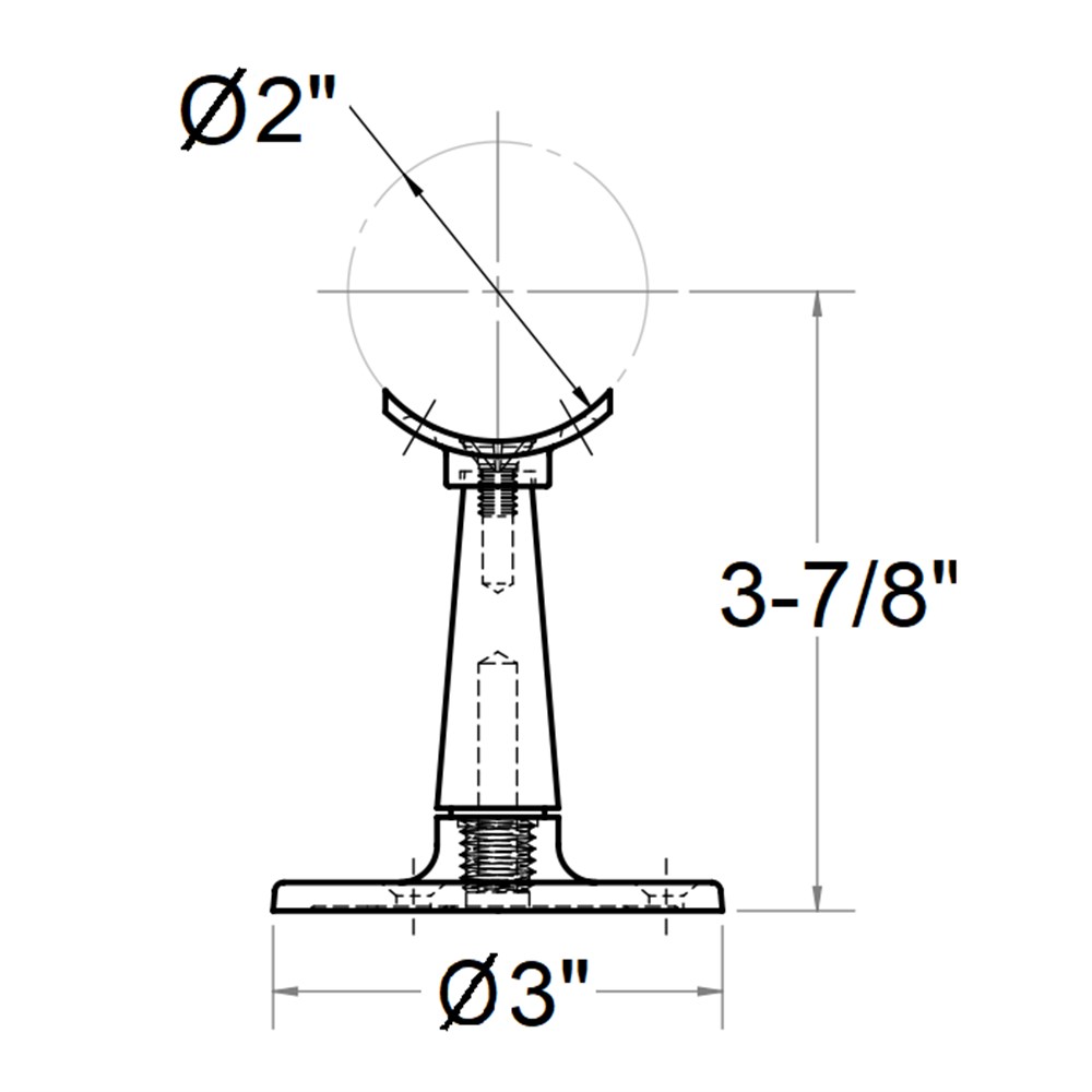 348 - Low Saddle Post