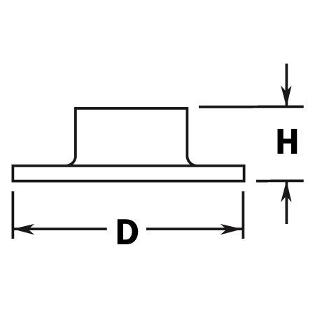 510 - Wall Flange for Round Tubing