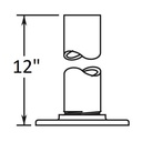 B/SET - Round Mounting Flange & Canopy