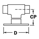 754 - Flush Mount Tee