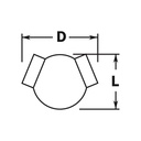 708 - Ball 135 Degree Side Outlet Ell