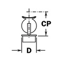 821 - Ball Adjustable Saddle