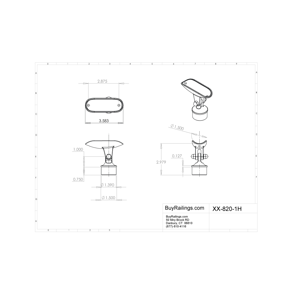 820 - Adjustable Saddle