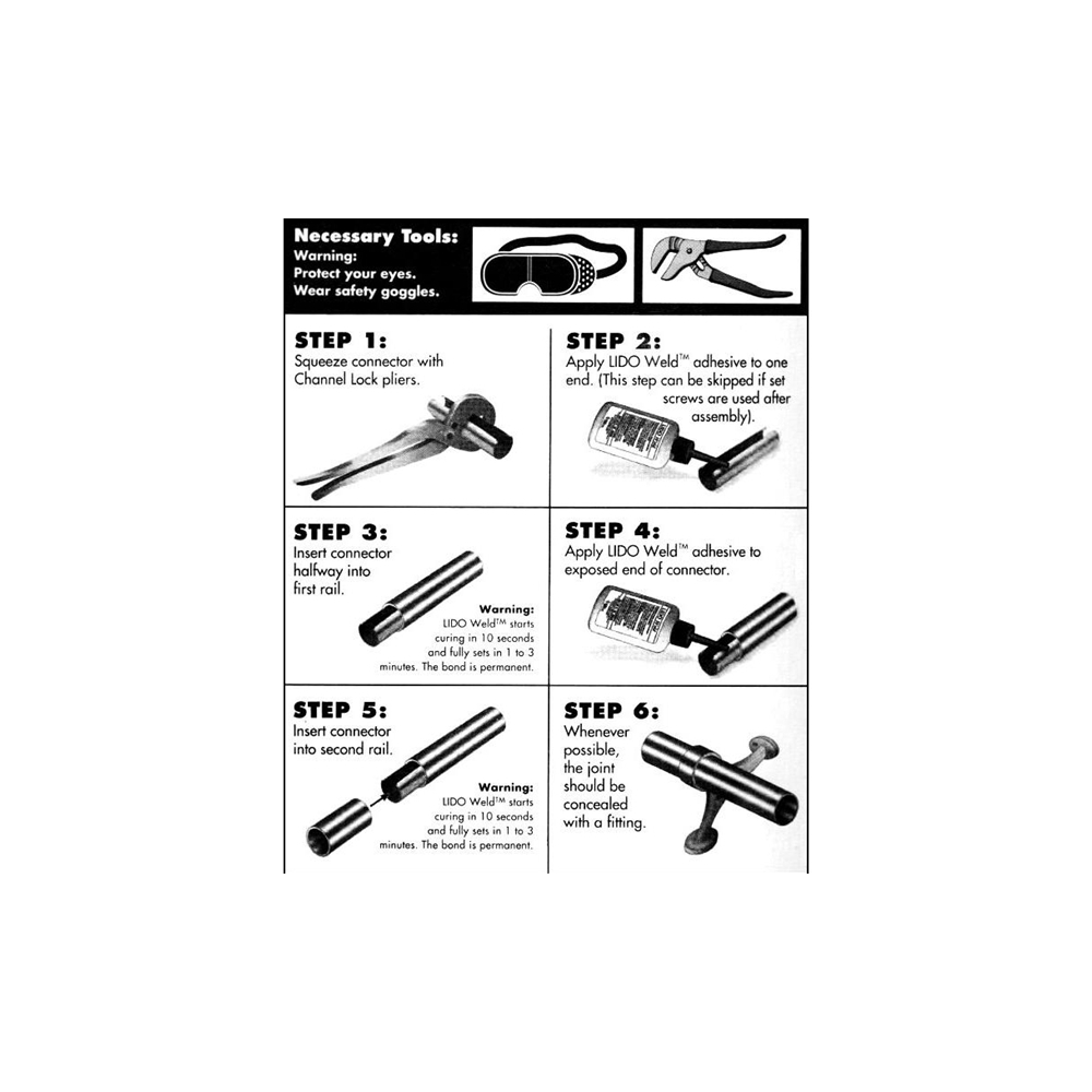 830 - Internal Splice/Connector For Round Tubing