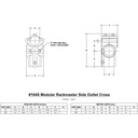 104S - Modular Side Outlet Cross