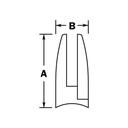 816 - Radius Glass Grip - Round Tube Mount -  for 1/4" to 3/8" Glass