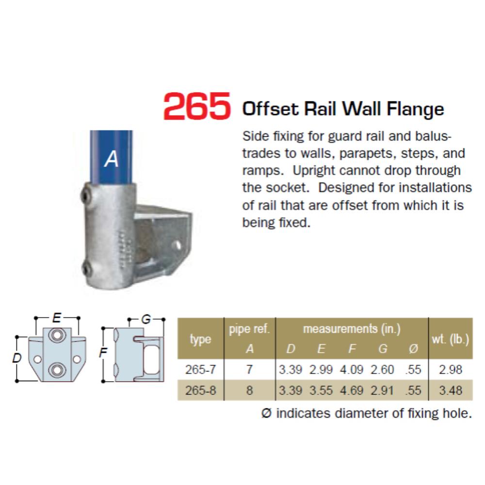 KK265 - Offset Railing Base