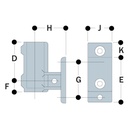 KK64 - Standard Vertical Railing Base