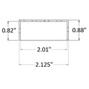 600W - Flush End Cap For Wood