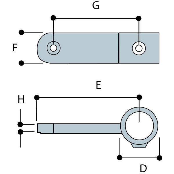 KKP57 - Single Tab Panel w/ Recessed Hole