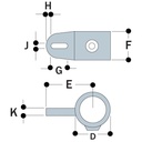 KKP57SLOT - Single Tab Panel w/ Slot