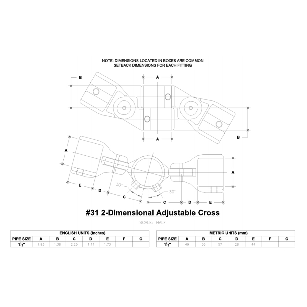 31 - 2-Dimensional Adj. Cross