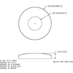 WAG-2055 - Snap-On Cover Flange