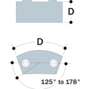 KK55 - Obtuse Angle Elbow