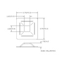 WAG-8041-NH - Plain Flange – No Mounting Holes