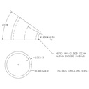 WAG-200 - 35º Elbow 1" Inside Radius