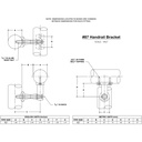 87 - Architectural Handrail Bracket for Post