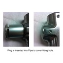 63 - Plug Sch. 80 (O.D. Fitting) Aluminum Magnesium