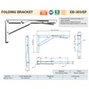 SG-EB - Folding Bracket High Load Capacity (330 LBS)