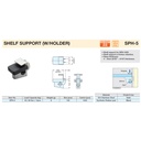 SG-SPH-5G - Shelf Support (w/holder) for SPH-1820