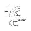 WAG-214 - 90º Elbow 2" Inside Radius