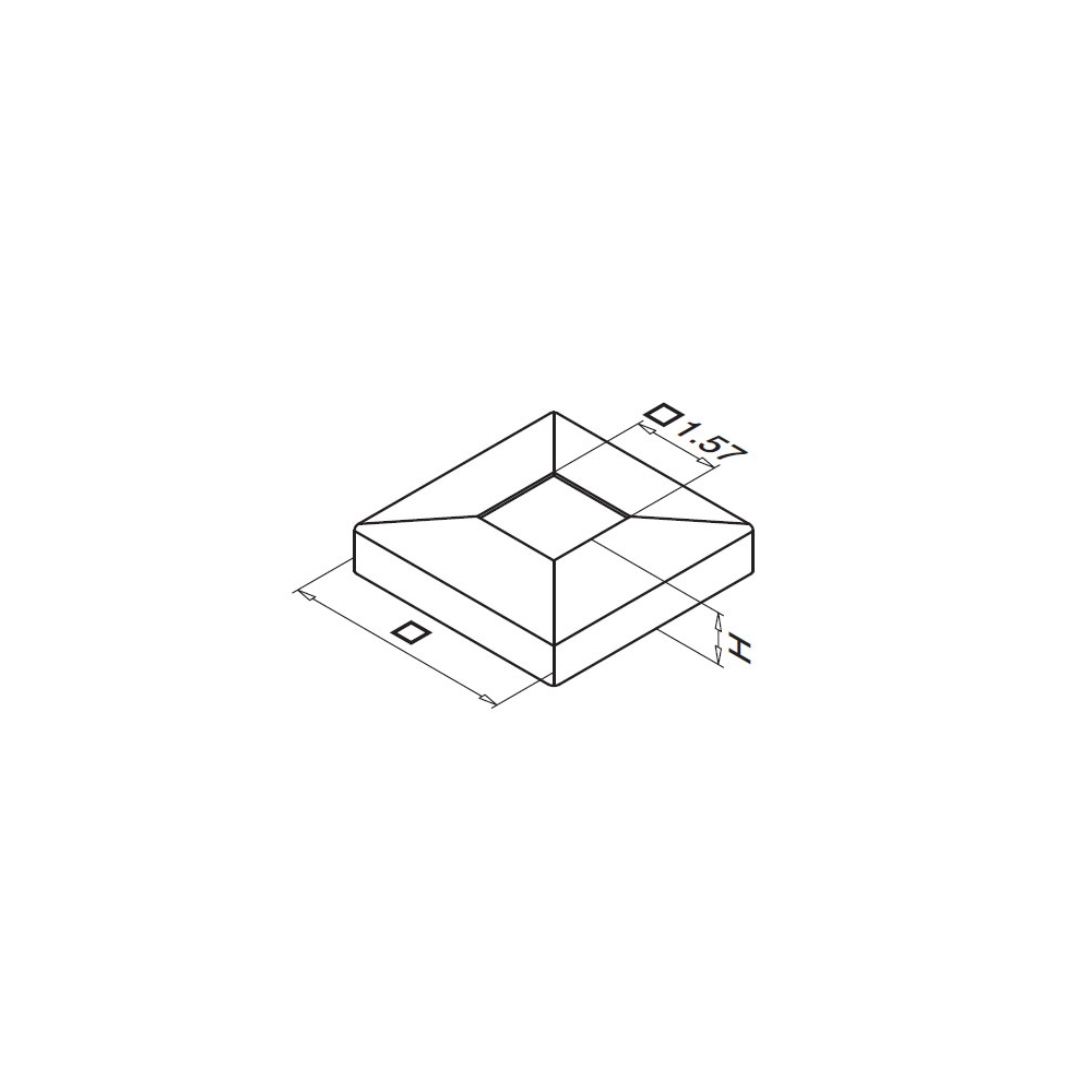 SL4511 - Square Line Base Cover