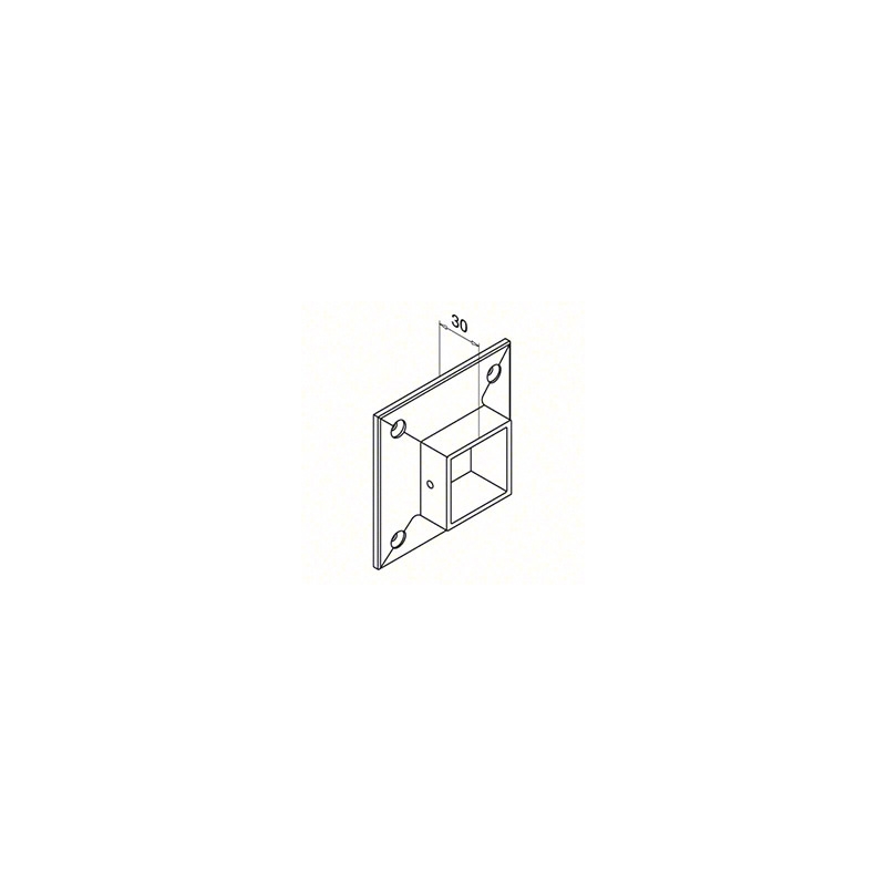 SL4505 - Square Line Wall Flange