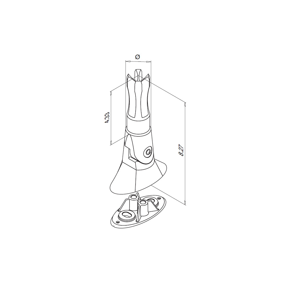 0945 - Bottom Angled Flange