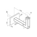 4101 - Square Line Handrail Bracket