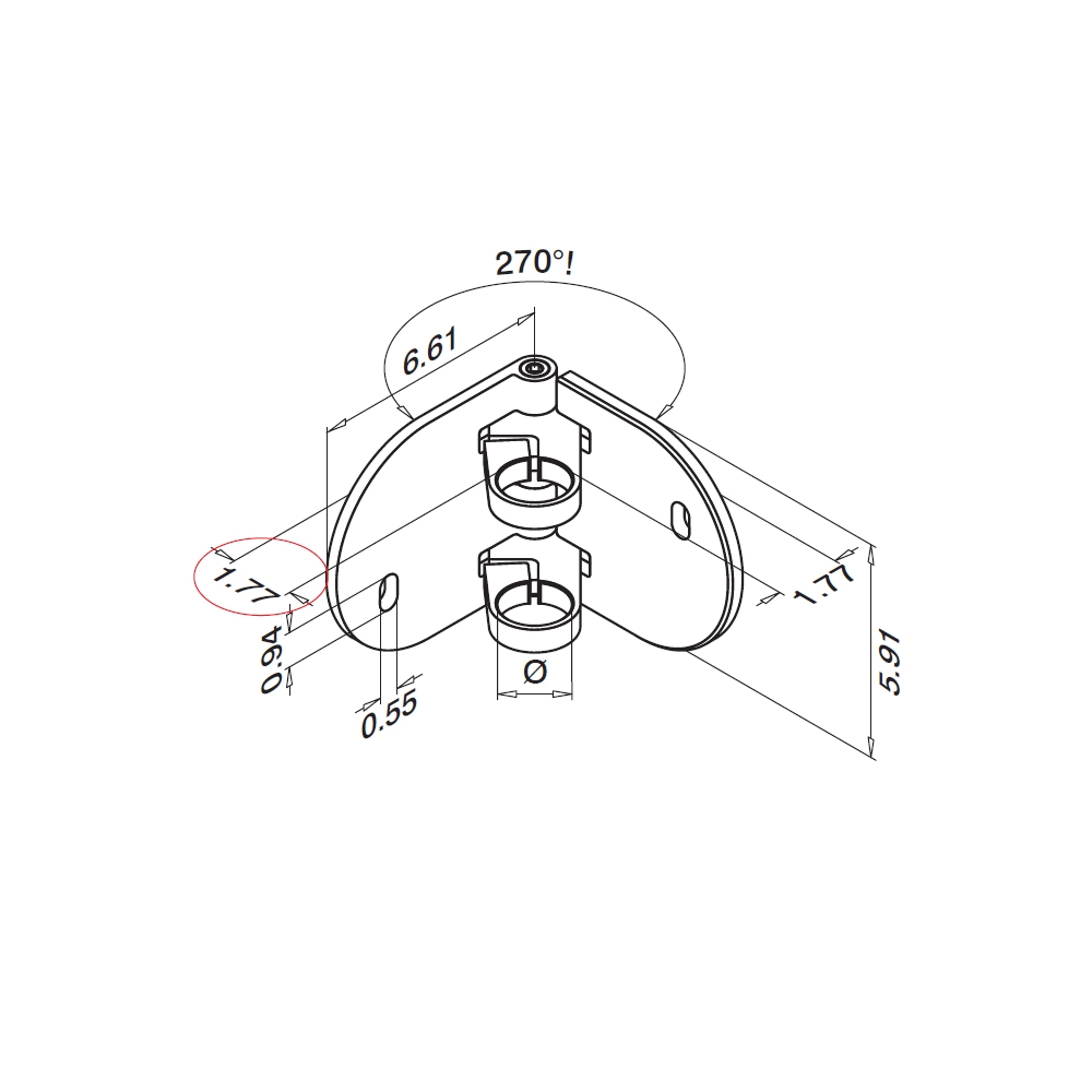 WA0555 - Corner Fascia Mount