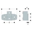 KK115 - Wall Flange