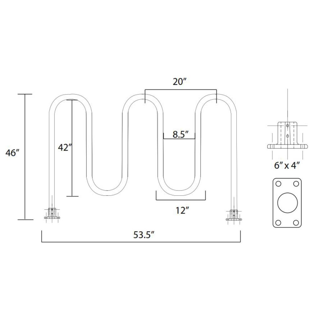 BR01 - Aluminum Bike Racks