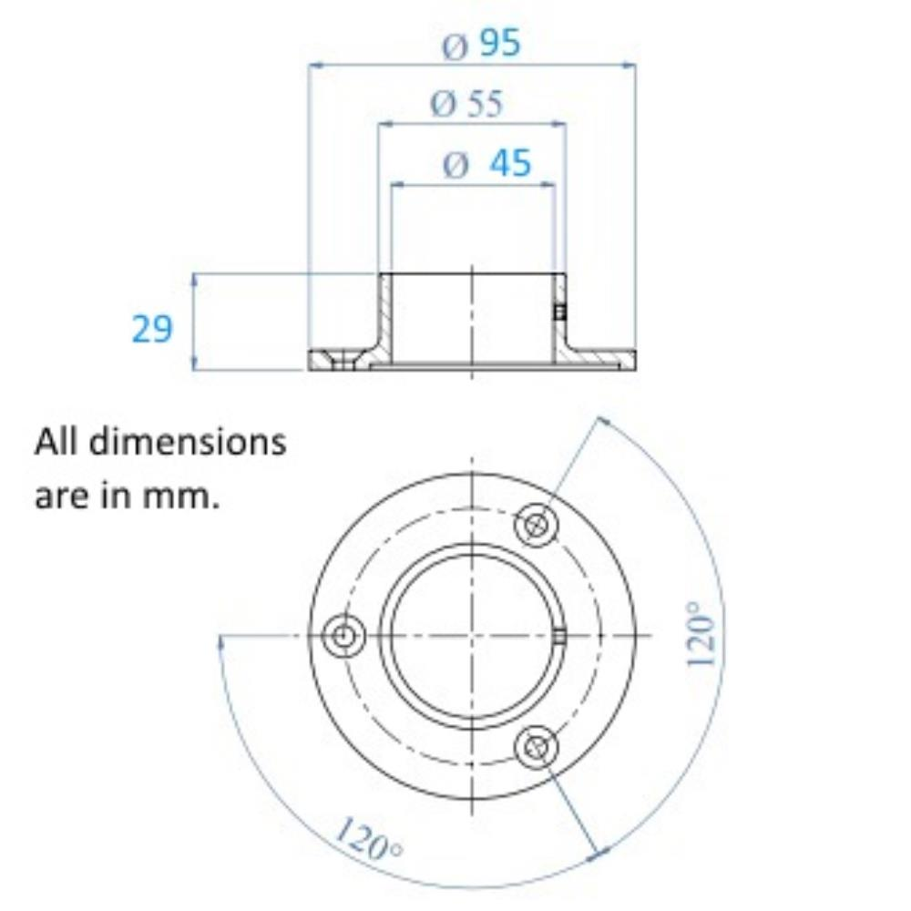 510W - Wall Flange for Wood