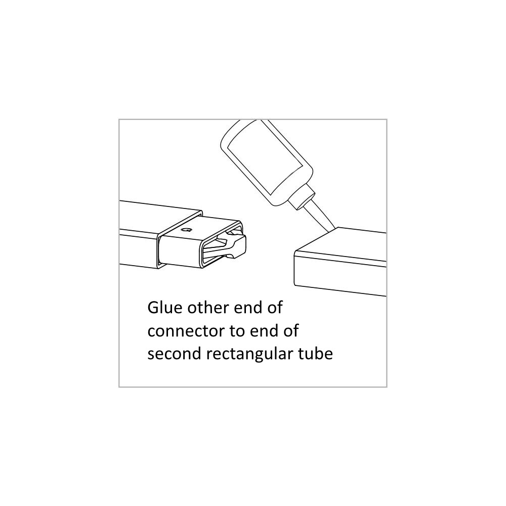 RL5792 - Rectangular Line Handrail Connector