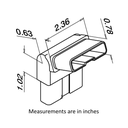 RL4312 - Rectangular Line Adjustable Flush Angle