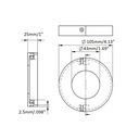 540SP - Two Part Flange Canopy