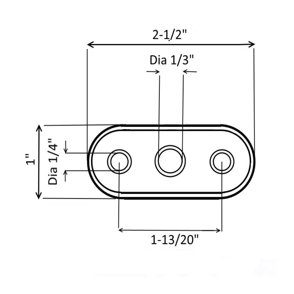 352T - Saddle for Post-Handrail Bracket