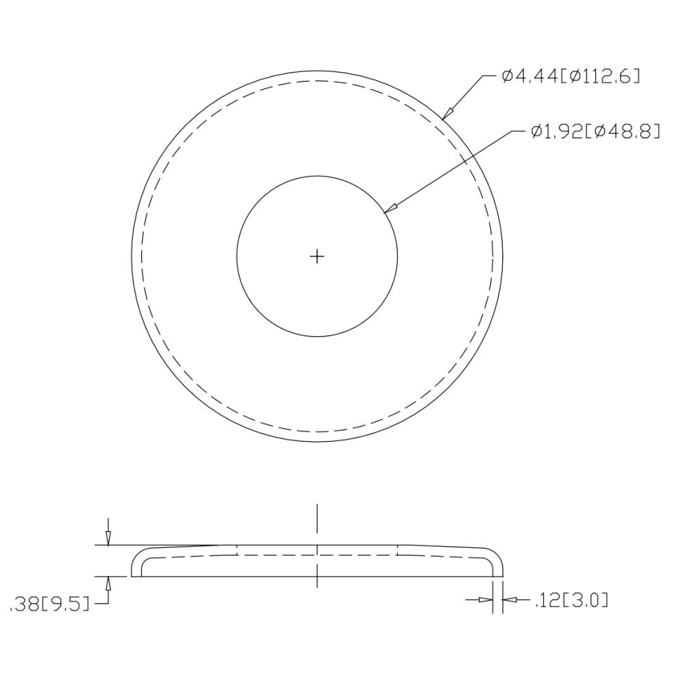 WAG-2534 - Heavy Flush Base Flange